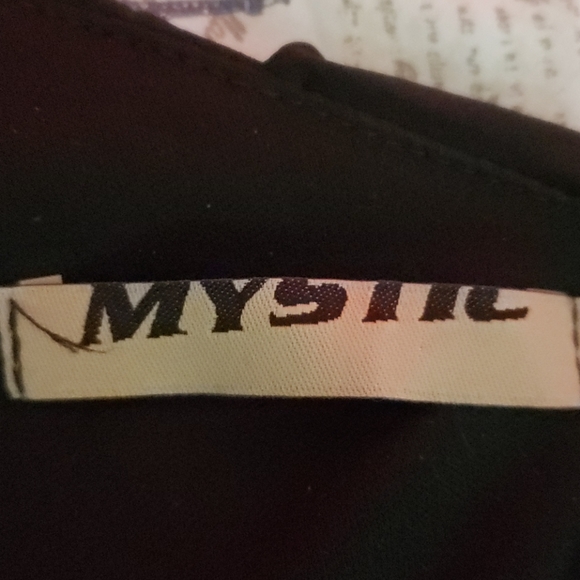 Mystic One Shoulder Black Stretchy Cocktail Dress - Picture 5 of 6